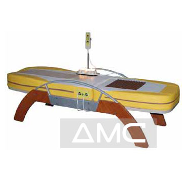 Massage bed with lower body heating